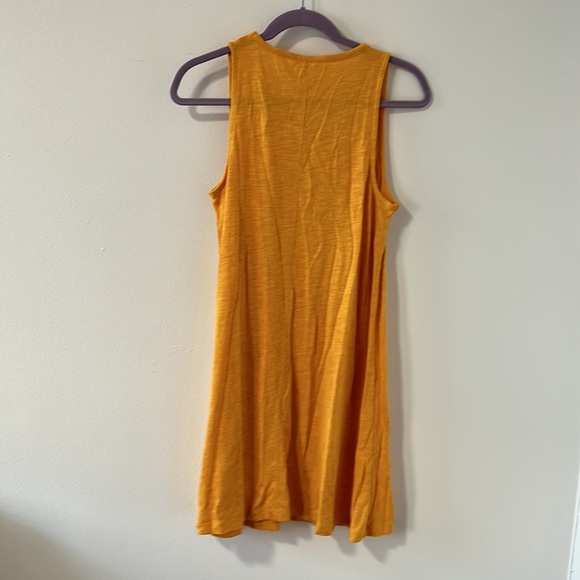 Madewell Yellow Highpoint Tank Top Swing Flowy Dress - Picture 5 of 5